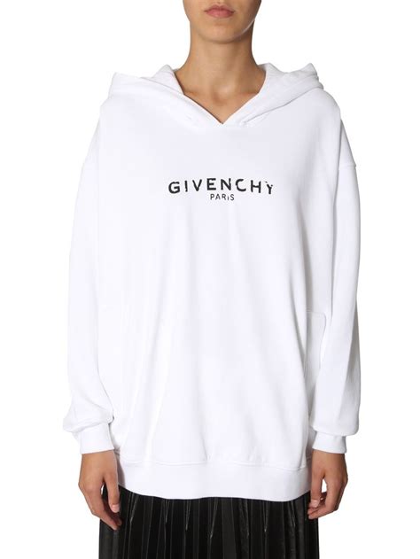 givenchy paris sweatshirt white|givenchy oversized sweatshirt.